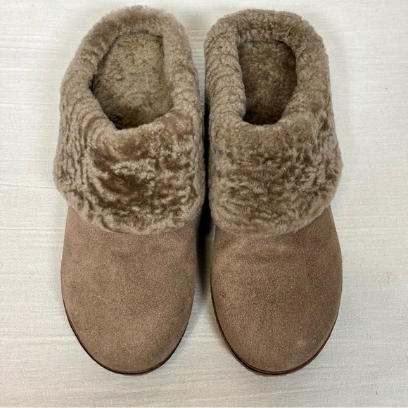 Antelope N08 Toppa Furry Slip-On Wedge/Clog-Taupe-Women Size EU 38, U.S. 7 - Picture 3 of 10